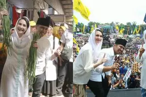 10 Momen Arumi dampingi Emil berjuang hingga menang di Pilkada Jatim