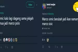 10 Pelesetan garing nama Marko Simic ini bikin terpaksa ketawa