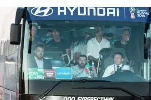 Ini alasan skuad Jerman tinggalkan Rusia dengan bus Korea, Hyundai
