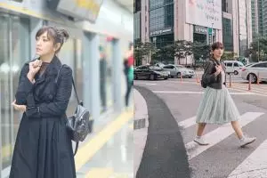 Usia kepala tiga, 10 gaya OOTD Hesti Purwadinata ini masih bak ABG