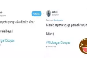 8 Tebak-tebakan ngawur nama sepatu ini kocak abis
