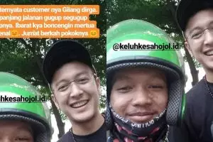 Dapat penumpang seleb top, 5 sopir ojek online ini salah sebut namanya