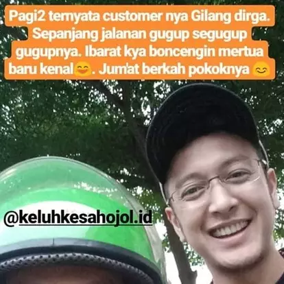 Dapat penumpang seleb top, 5 sopir ojek online ini salah sebut namanya