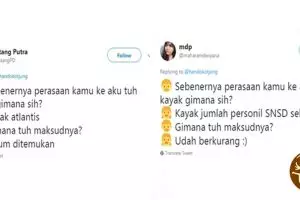 10 Percakapan kocak seputar perasaan ini bikin galau lalu pengen salto