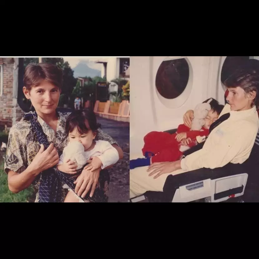 Balita ini gemesin, setelah dewasa jadi istri gitaris top Tanah Air