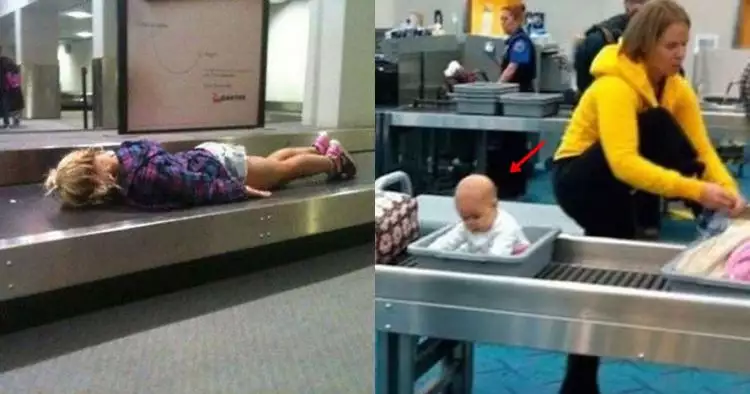 10 Kelakuan absurd penumpang saat di bandara, bikin geleng kepala
