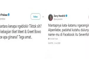 Tik Tok diblokir, begini 10 cuitan kocak bela Bowo Alpenliebe