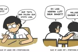10 Komik strip kehidupan waktu sekolah ini bikin ngakak nostalgia
