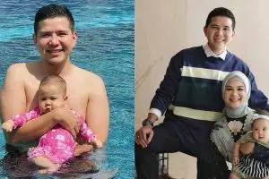 Jadi papa muda, begini 9 potret hangat Haykal Kamil bareng putrinya