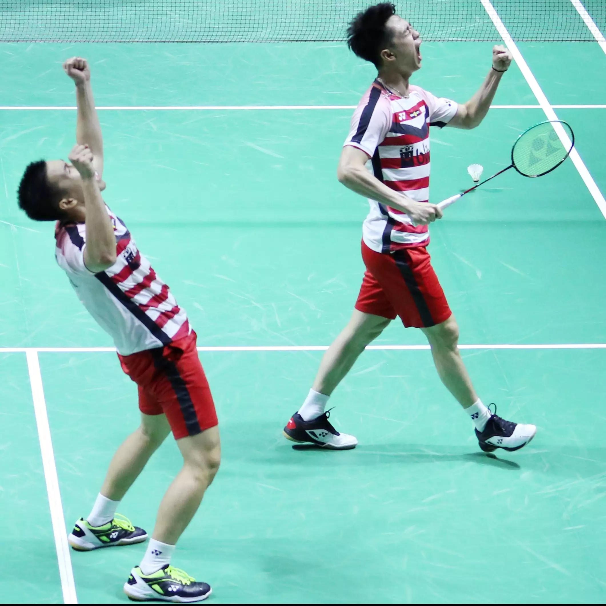 Ini penyebab Kevin/Marcus kecewa, sampai acungkan jempol ke bawah