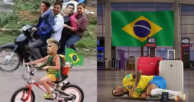 10 Guyonan Neymar pulang kampung ini bikin ngakak sampai rahang kram