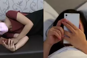 Gegara kerap tidur menyamping dan main HP, kondisi gadis ini miris