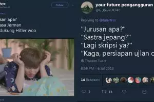 10 Curhatan mahasiswa jurusan sastra ini bikin ngakak sampai Inggris