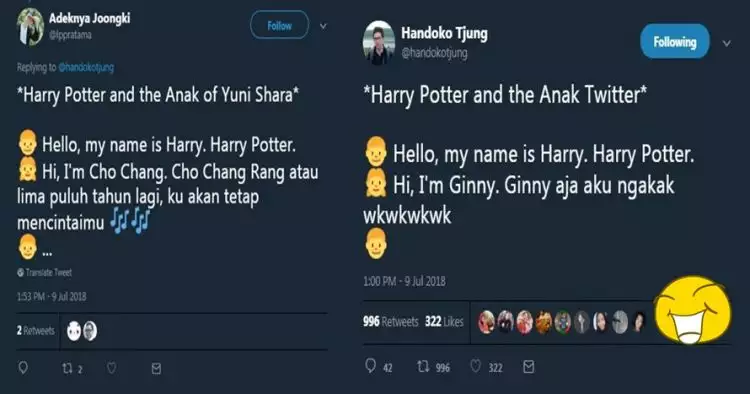 9 Cuitan lucu 'Harry Potter' ini recehnya nggak ketulungan