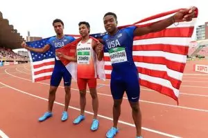 Juara dunia lari 100 M, ini momen Zohri kesulitan cari Merah Putih