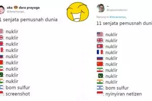 10 Cuitan seputar senjata mematikan ini kocaknya bikin merinding