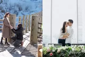 Romantis abis, begini cara 6 seleb cantik dilamar kekasih