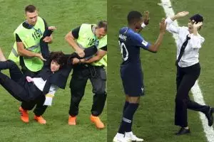 Ini hukuman yang dijatuhkan kepada 4 penyusup laga Prancis vs Kroasia