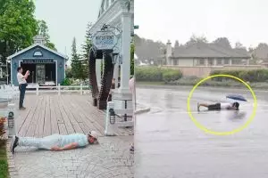 Lagi viral, 10 potret orang tidur sembarangan ini bikin kamu bingung