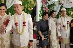 Sempat tertunda, ini 5 momen pernikahan Eza Gionino dan Meiza Aulia
