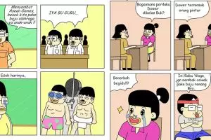 7 Komik strip 'persoalan hidup para guru' ini bikin pengen ketawa