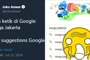 Ketik nama kota di Indonesia via Google, suggestions-nya buat trenyuh
