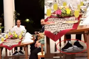 Ini merek sepatu Jokowi yang bikin warganet penasaran, buatan lokal