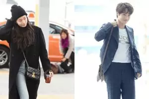 Kasual sampai semi formal, ini OOTD airport 10 Idol K-Pop terbaik