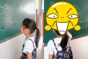 Cara simpel siswi SD jawab soal matematika ini kocak tapi benar juga