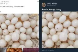 Olahan nyeleneh rambutan goreng viral, ternyata makanan khas Indonesia