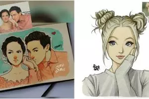 Pria Indonesia ini ubah 10 foto orang jadi kartun, hasilnya keren abis