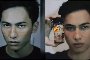 10 Pesona Ardit Erwandha, komika bermakeup freckles pakai bubuk cabai