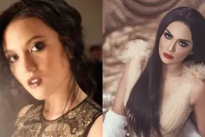 Tampil beda, gaya 10 seleb cantik dandan gothic ini bikin pangling