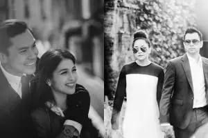 Gaya 8 pasang seleb prewedding berkonsep hitam putih, mana favoritmu?