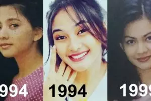 10 Potret perubahan wajah seleb Tanah Air saat tahun 90-an dan 2018