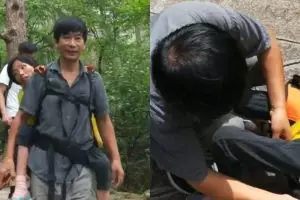 Demi ajak jalan-jalan istrinya yang lumpuh, perjuangan suami ini haru