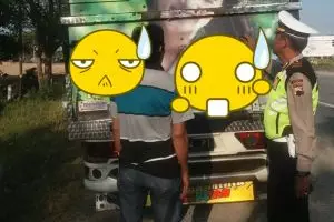 Alasan sopir truk diberhentikan polisi ini bikin kamu bertanya-tanya