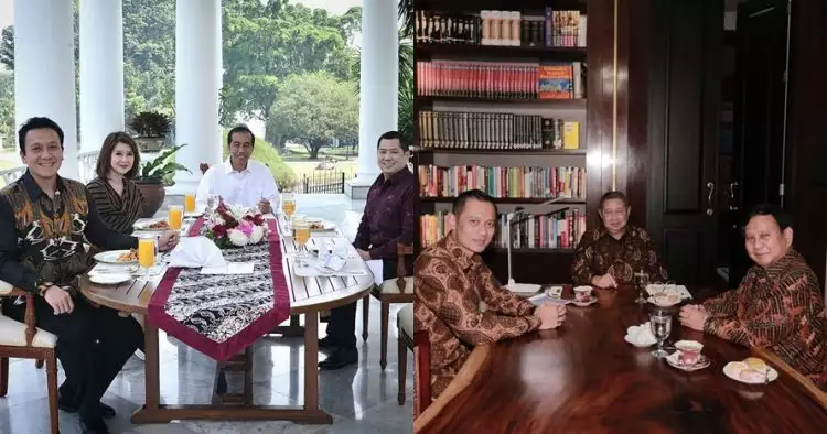 5 Beda gaya Jokowi dan SBY saat konsolidasi bersama petinggi partai