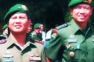 Prabowo dan SBY koalisi, ini 7 foto kenangan mereka saat masih di TNI