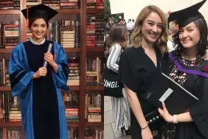 Utamakan pendidikan, ini gaya 7 seleb Tanah Air saat wisuda magister