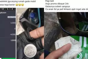 9 Potret driver ojol dapat bayaran seadanya, sakitnya sampai ke hati