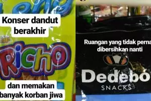 8 Pelesetan merek makanan ini kocaknya bikin mikir dulu