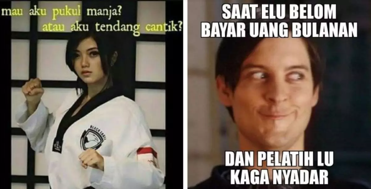 10 Meme bela diri ini bikin kamu ketawa sambil nendang-nendang samsak