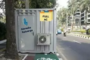 4 Editan foto kontainer di jalur sepeda ini leluconnya nyindir halus