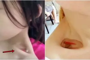 Tren baru buat pamer tubuh kurus, taruh ikan hidup di tulang selangka