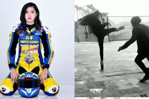 10 Beda gaya Raya Kitty di sinetron, lintasan balap dan kesehariannya