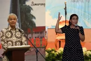 Ganjar Pranowo pamer makan ikan, reaksi Menteri Susi ini kocak abis