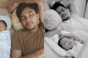 Pose 5 seleb ini persis anaknya saat tidur pulas, kompak banget