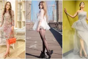 Bikin kaki tampak jenjang, 10 seleb ini ikuti tren pose Bayi Jerapah