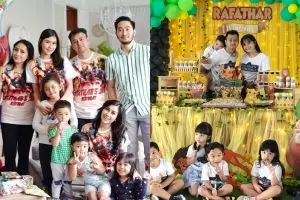 9 Potret ultah Rafathar, serba Avengers hingga berbagi ke panti asuhan